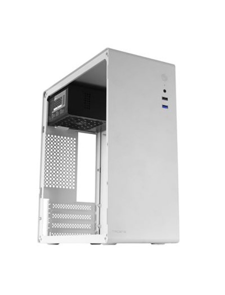 ÷ Caja slim ultra compacta micro atx tacens orumx white con fuente 500w estructura y en acero tama?o 3