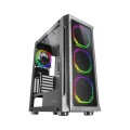 ÷ Caja e-atx torre gaming mars gaming mc-neo black premium 4 ventiladores argb frontal y lateral de cr