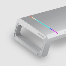 ÷ Stand de sobremesa para 1 pantallas mas gaming mgs-one wihte ajustable a 3 tama?os puerto usb 2.0 e 