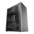 ÷ Caja microatx gaming mars gaming mc-1000 black frontal metal-mesh ventana lateral completa sin fuent