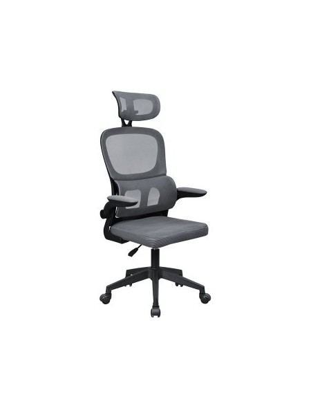 ÷ Silla ergonomica mars gaming mgcergoprobgr malla transpirable soporte lumbar gris