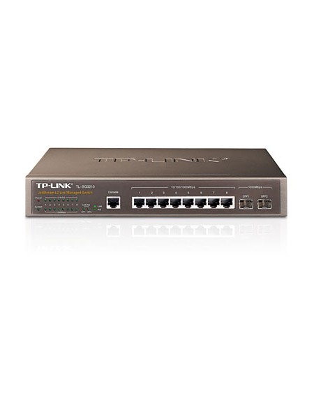 ÷ Switch gestionable l2 tp-link sg3210 8p giga con 2p combo giga rack