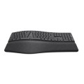 ÷ Teclado trust bluetooth multidispositivo keyra ergonomico silent color negro