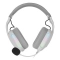 ÷ Headset mars gaming mhpro argb jack 3.5mm alimentacion usb control volumen color blanco
