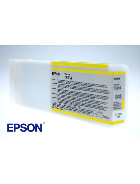 ÷ Tinta original epson t5914 amarillo c13t591400 700ml
