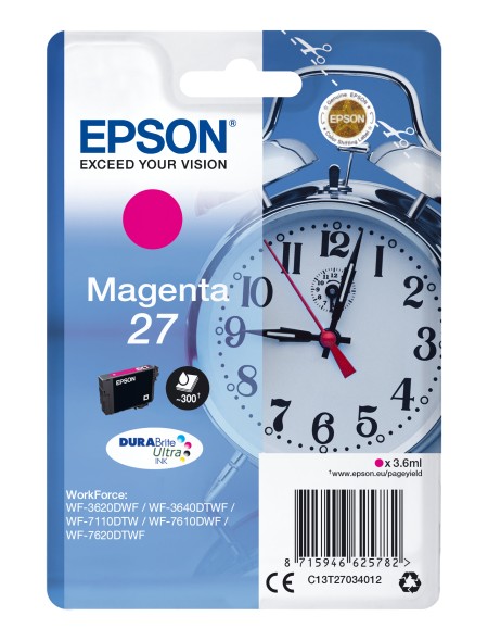 ÷ Tinta original epson t2703 magenta c13t27034012 3.6ml