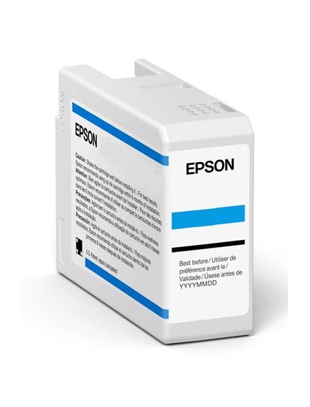 ÷ Tinta original epson t47a5 cian claro c13t47a500 50ml