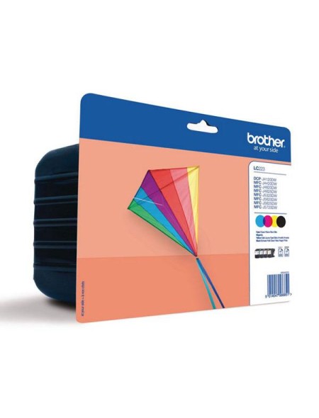Tinta Original Brother Multipack LC223 (Bk/c/m/y)