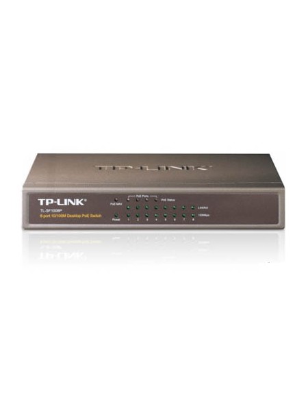 ÷ Switch no gestionable tp-link sf1008p 8p ethernet sobremesa no rack con 4p poe