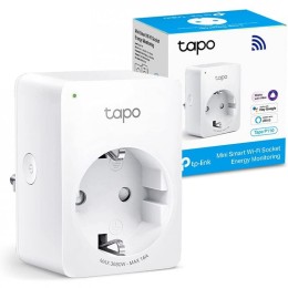 ÷ Enchufe inteligente wifi tp-link tapo p110 2.4ghz controlador de energia configuracion horarios y fe