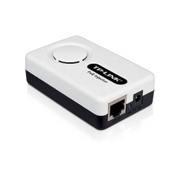 ÷ Poe injector tp-link poe150s pasa datos y alimentacion por el mismo cable hasta 100 metros plug and 