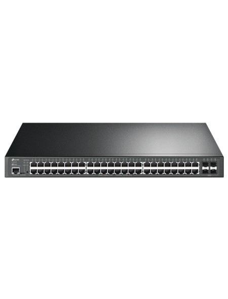 ÷ Switch gestionable l2 tp-link tl-sg3452 48p giga l2 poe+ (384w) mas 4 ranuras gigabit sfp puerto de 