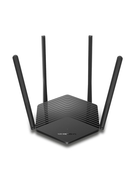 ÷ Router wifi 6 dualband mercusys mr60x wifi 6 ax1500 4p gigabit 4 antenas de alta ganancia