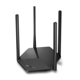 ÷ Router wifi 6 dualband mercusys mr60x wifi 6 ax1500 4p gigabit 4 antenas de alta ganancia