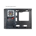 ÷ Caja microatx slim tooq tqc-3007u3cd negra microatx/mini itx f/a sfx 500w lector de tarjetas