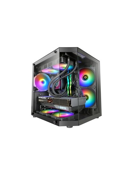 ÷ Caja microatx mars gaming mc3tlite negro 3 paneles cristal templado gpu max. 275mm 1x3.5 2x2.5