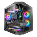÷ Caja microatx mars gaming mc3tlite negro 3 paneles cristal templado gpu max. 275mm 1x3.5 2x2.5