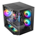 ÷ Caja microatx mars gaming mc3tlite negro 3 paneles cristal templado gpu max. 275mm 1x3.5 2x2.5