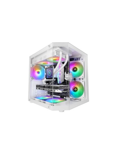 ÷ Caja microatx mars gaming mc3tlite blanco 3 paneles cristal templado gpu max. 275mm 1x3.5 2x2.5
