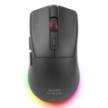 ÷ Mouse mars gaming wireless y bluetooth mmt3 rgb base de recarga magnetica 14400 dpi color negro