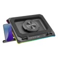 ÷ Base de refrigeracion para portatiles mars gaming mnbcultra con soporte de movil rgb hub usb hasta 1