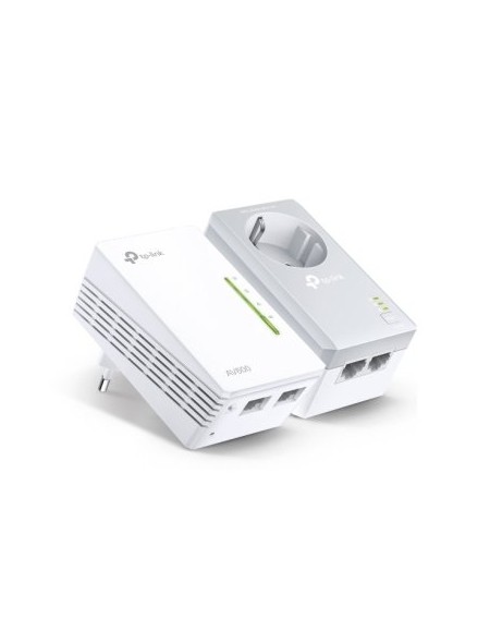 ÷ Homeplug wifi tp-link tl-wpa4226kit 300mb av600 con 2 puertos ethernet kit compuesto de 1xtl-wpa4220