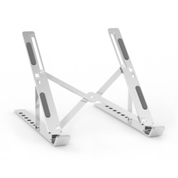 ÷ Aisens - soporte de sobremesa ajustable para portatil / tablet, plata