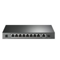 ÷ Switch tp-link tl-sg1210p 9p giga 1p sfp gigabit 8 puertos poe/poe+ alimentacion poe 63w