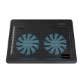 ÷ Base de refrigeracion para portatiles conceptronic 2 ventiladores 125mm hasta 15.6