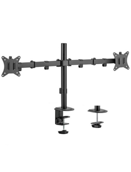 ÷ Soporte de mesa equip 650157 para 2 pantallas 17