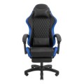 ÷ Silla gamer mars gaming mgcxbbl negra y azul reclinable reposabrazos ajustable reposapies cojines