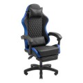 ÷ Silla gamer mars gaming mgcxbbl negra y azul reclinable reposabrazos ajustable reposapies cojines