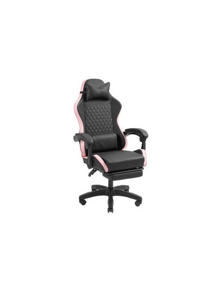 ÷ Silla gamer mars gaming mgcxbpk negra y rosa reclinable reposabrazos ajustable reposapies cojines