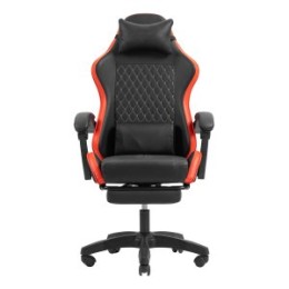÷ Silla gamer mars gaming mgcxbbl negra y roja reclinable reposabrazos ajustable reposapies cojines