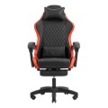 ÷ Silla gamer mars gaming mgcxbbl negra y roja reclinable reposabrazos ajustable reposapies cojines