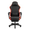 ÷ Silla gamer mars gaming mgcxbbl negra y roja reclinable reposabrazos ajustable reposapies cojines