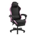 ÷ Silla gamer mars gaming mgcxfgrbl negra y rosa reclinable reposabrazos ajustable reposapies cojines 