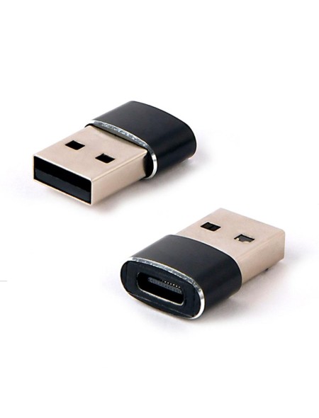 Adaptador USB 2.0 Macho a Type-C Hembra / Cablexpert / A-USB2-AMCF-02