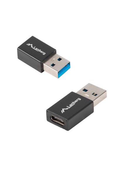 Adaptador USB 3.1  Macho a Type-C Hembra / Lanberg / AD-UC-UA-01
