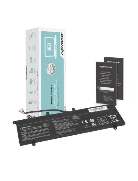 Batería compatible para portátil ASUS C41N1901 14.8V 3400mAh Movano
