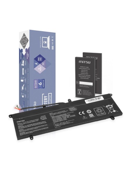 Batería compatible para portátil ASUS C41N1901 14.8V 3400mAh Mitsu