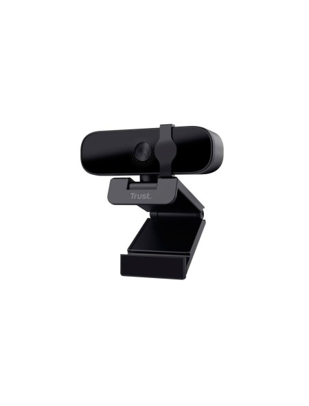 Webcam con Microfono Trust Tanor / Full HD 1080p / Videollamadas nitidas / Negro / 25548