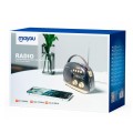 Radio portatil Am-Fm Bluetoothh 5.4 con Antena TR9438 / Altavoz externo / 1200Mah / Blanco / Mayou / 0954381
