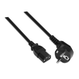 ÷ Aisens - cable alimentacion cpu, cee7/m-c13/h, negro, 3.0m
