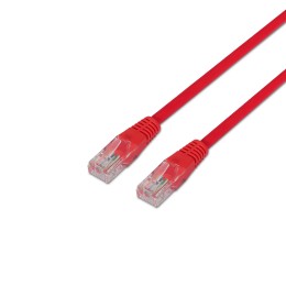 ÷ Aisens - cable de red latiguillo rj45 cat.5e utp awg24, rojo, 0.5m