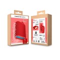 Altavoces Bluetooth Energy Sistem Streetplay / IPX6 / 12h de Autonomia / Lector Micro SD / Luces LED / Manos Libres / Rojo / 459247
