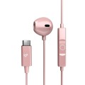 Auriculares Energy Sistem EasyPods / Conector Type-C / Cable 1.2 / Microfono Integrado / Control de Volumen / Rosa / 459285