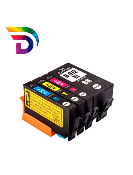 Tinta compatible Dayma para HP N912 XL Amarillo / Chip Antiactualizacion / 825 pag.