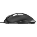 ÷ Mouse trust fyda con cable, 6 botontes, rueda desplazamiento 5000dpi negro 24728