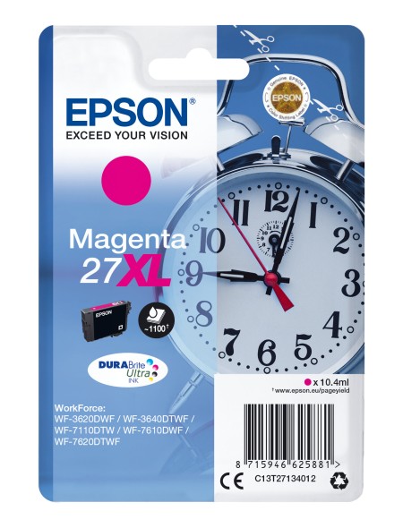 ÷ Tinta original epson t2713 xl magenta c13t27134012 10.4ml